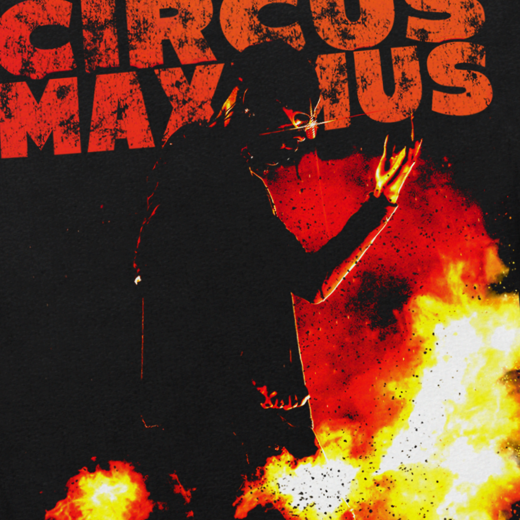 2024 TRAVIS SCOTT 'CIRCUS MAXIMUS TOUR' MERCH HEAVYWEIGHT BLACK T-SHIRT Hoodie, Sweatshirt | ZylaModa.com (Image 2)