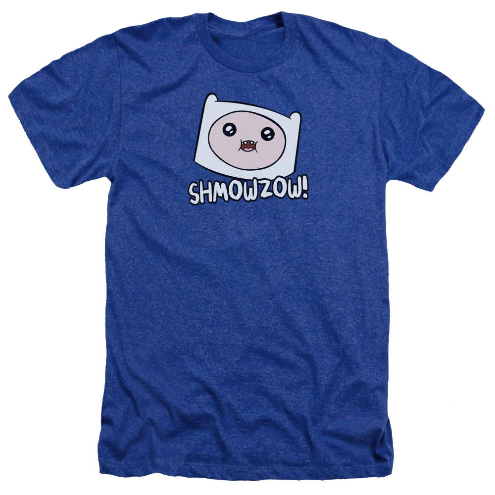 Adventure Time Shmowzow - Men's Heather T-Shirt Hoodie, Sweatshirt | ZylaModa.com
