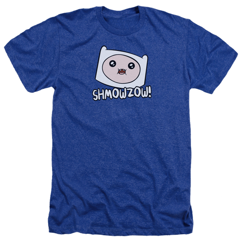 Adventure Time Shmowzow - Men's Heather T-Shirt Hoodie, Sweatshirt | ZylaModa.com