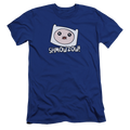Adventure Time Shmowzow - Men's Premium Slim Fit T-Shirt Hoodie, Sweatshirt | ZylaModa.com