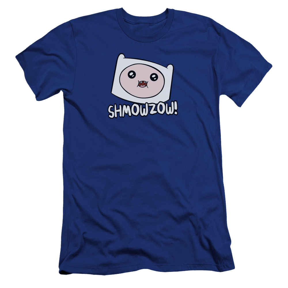 Adventure Time Shmowzow - Men's Premium Slim Fit T-Shirt Hoodie, Sweatshirt | ZylaModa.com
