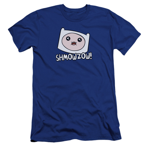Adventure Time Shmowzow - Men's Premium Slim Fit T-Shirt Hoodie, Sweatshirt | ZylaModa.com