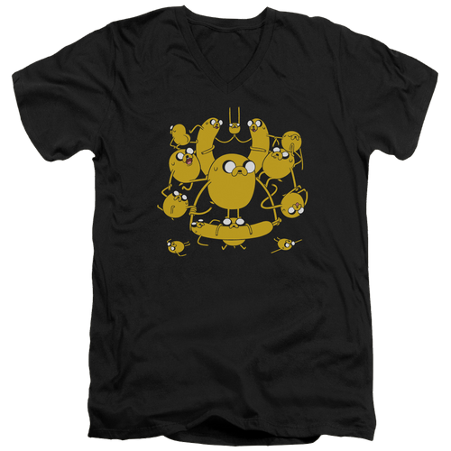 Adventure Time Jakes - Men's V-Neck T-Shirt Hoodie, Sweatshirt | ZylaModa.com