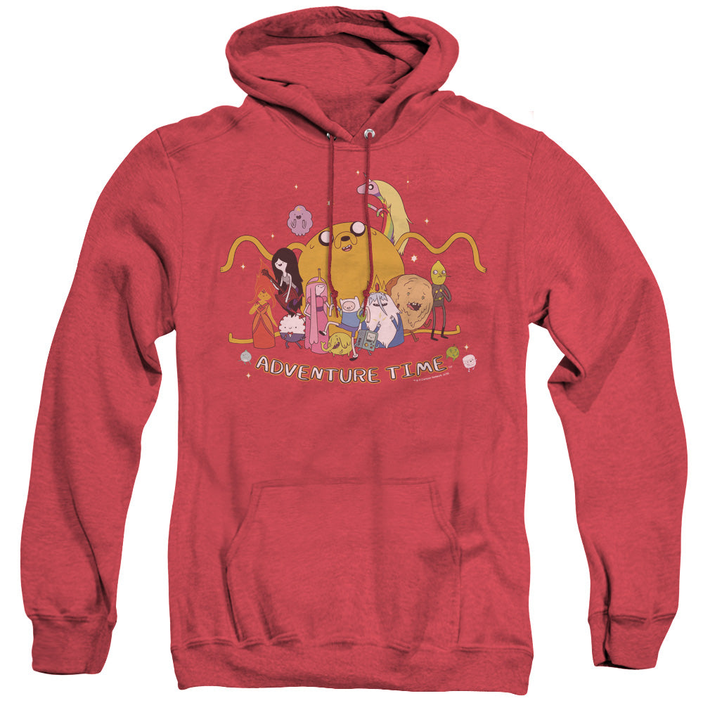 Adventure Time Outstretched Heather Mens Hoodie Red T-Shirts, Sweatshirt | ZylaModa.com