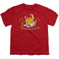 Adventure Time Outstretched Kids Youth T Shirt Red Hoodie, Sweatshirt | ZylaModa.com