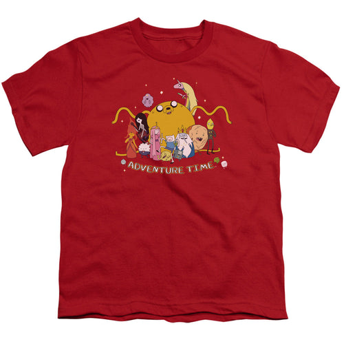 Adventure Time Outstretched Kids Youth T Shirt Red Hoodie, Sweatshirt | ZylaModa.com