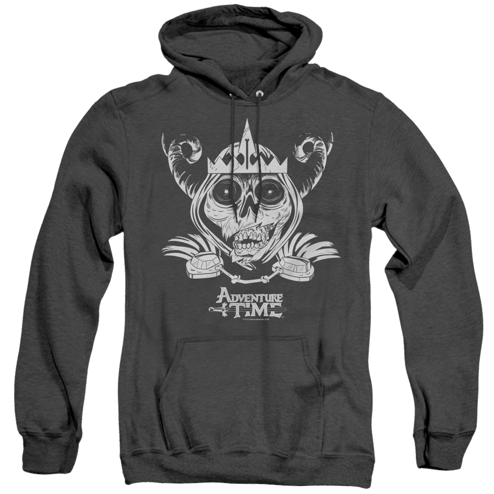 Adventure Time Skull Face - Heather Pullover Hoodie T-Shirts, Sweatshirt | ZylaModa.com