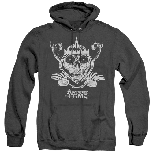 Adventure Time Skull Face - Heather Pullover Hoodie T-Shirts, Sweatshirt | ZylaModa.com