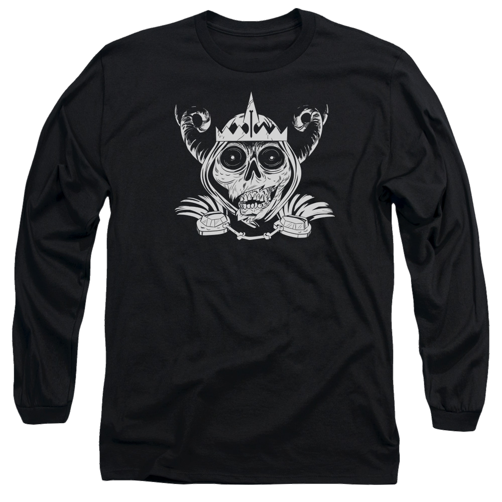 Adventure Time Skull Face - Men's Long Sleeve T-Shirt Hoodie, Sweatshirt | ZylaModa.com
