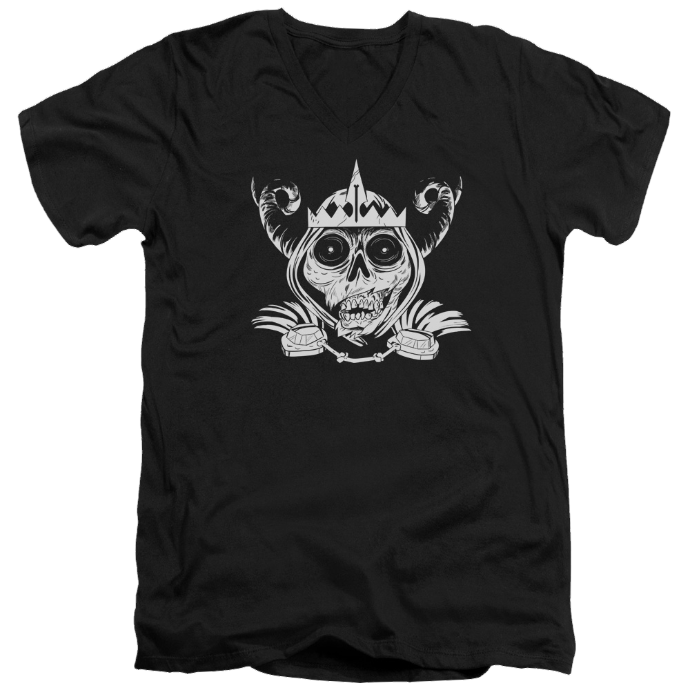 Adventure Time Skull Face - Men's V-Neck T-Shirt Hoodie, Sweatshirt | ZylaModa.com
