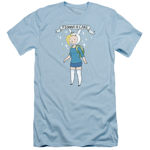 Adventure Time Fionna & Cake - Men's Slim Fit T-Shirt Hoodie, Sweatshirt | ZylaModa.com