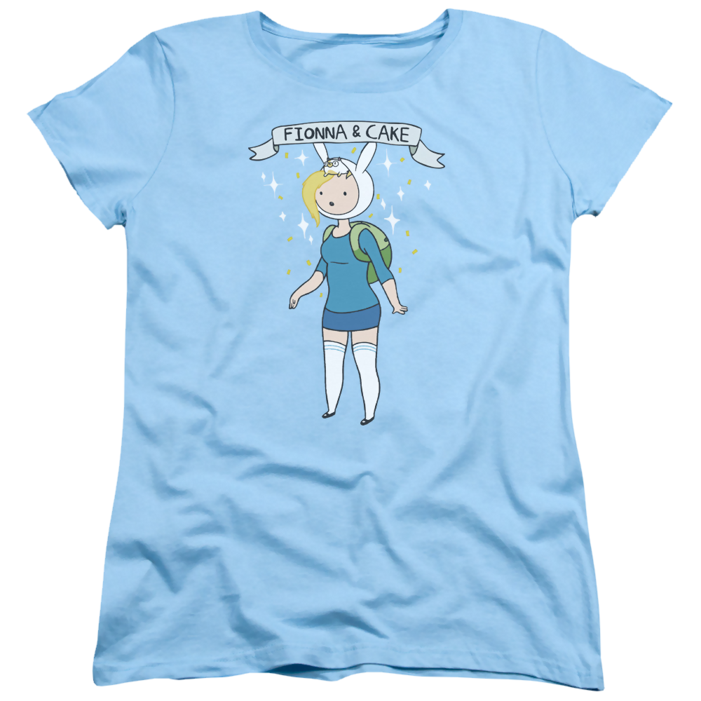 Adventure Time Fionna & Cake - Women's T-Shirt Hoodie, Sweatshirt | ZylaModa.com