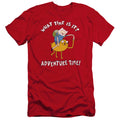 Adventure Time Ride Bump Hbo Premium Bella Canvas Slim Fit Mens T Shirt Red Hoodie, Sweatshirt | ZylaModa.com (Image 1)