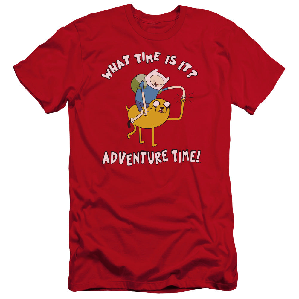 Adventure Time Ride Bump Hbo Premium Bella Canvas Slim Fit Mens T Shirt Red Hoodie, Sweatshirt | ZylaModa.com (Image 1)