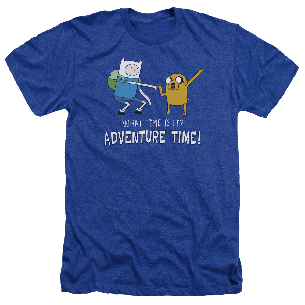Adventure Time Fist Bump - Men's Heather T-Shirt Hoodie, Sweatshirt | ZylaModa.com