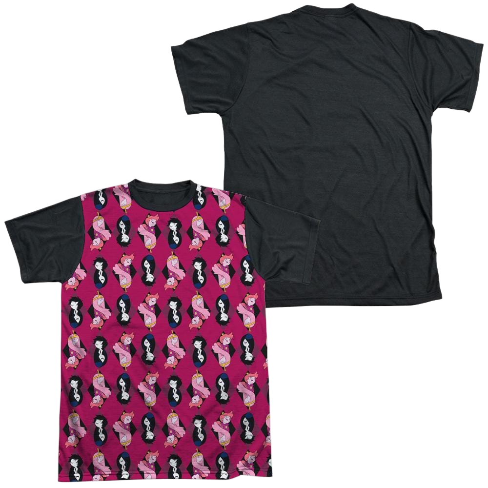 Adventure Time Allover Diamonds - Men's Black Back T-Shirt Hoodie, Sweatshirt | ZylaModa.com