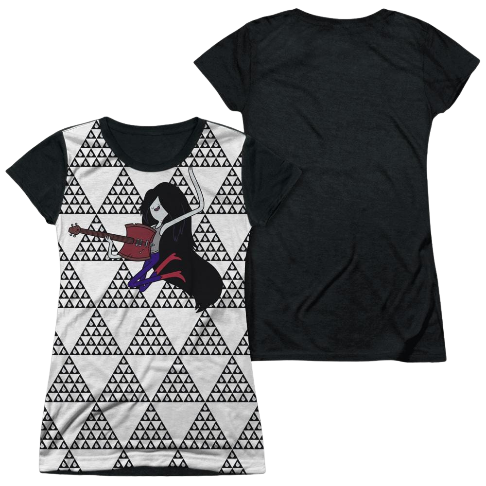 Adventure Time Marcy Triangles - Juniors Black Back T-Shirt Hoodie, Sweatshirt | ZylaModa.com