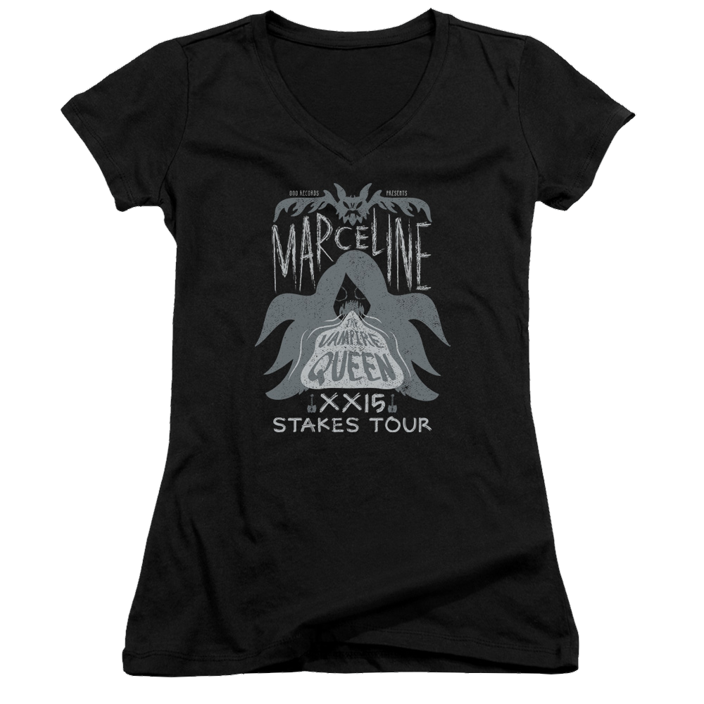 Adventure Time Marceline Concert - Juniors V-Neck T-Shirt Hoodie, Sweatshirt | ZylaModa.com