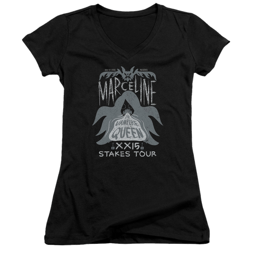 Adventure Time Marceline Concert - Juniors V-Neck T-Shirt Hoodie, Sweatshirt | ZylaModa.com