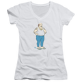 Aqua Teen Hunger Force Carl - Juniors V-Neck T-Shirt Hoodie, Sweatshirt | ZylaModa.com