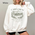 Cabin Crew Camp Party Sweatshirt, Mountain Crewneck, Hiking Bachelorette Party Gift, Cozy Fleece Sweatshirt, Everyday...