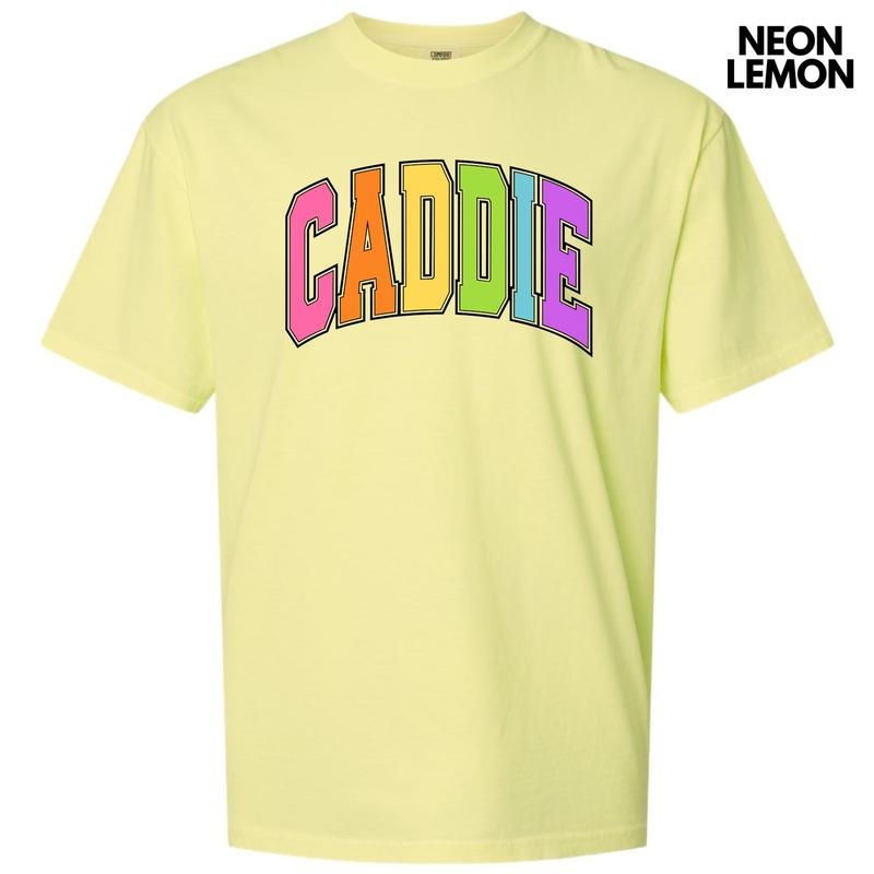 Caddie Varsity Letter Comfort Colors T-Shirt 'NLB' Hoodie, Sweatshirt | ZylaModa.com