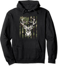 Camouflage American Flag Whitetail Buck Deer Hunting Hunter Hoodie | Unisex Hooded Sweatshirt T-Shirts | ZylaModa.com