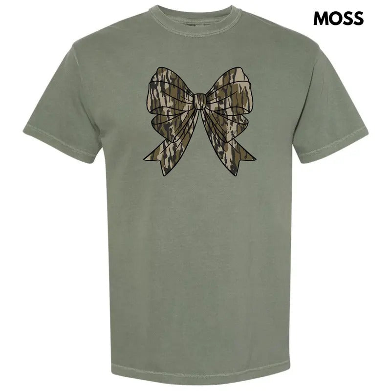Camouflage Bow Comfort Colors T-Shirt 'NLB' Hoodie, Sweatshirt | ZylaModa.com
