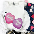 Candy Hearts FAUX Embroidery Gildan Sweatshirt T-Shirts, Hoodie | ZylaModa.com