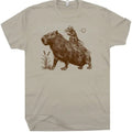 Capybara Tshirt Rodent Shirts Funny Shirt for Women Men Kids Cute Mouse Cowboy Rat Shirts Vintage Western Theme Graphic...