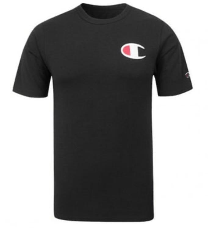 Champion Logo T-Shirt - Black Hoodie, Sweatshirt | ZylaModa.com