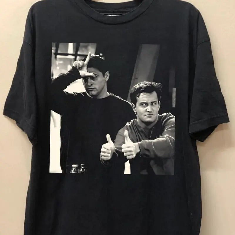 Chandler Bing T-Shirt, Unisex Cotton Tee, Matthew Perry Shirt, Meme Shirt, Funny Shirt Hoodie, Sweatshirt | ZylaModa.com