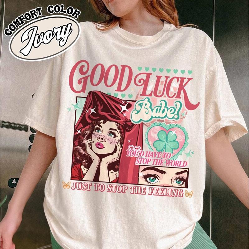 Chappell Roan Tshirt Good Luck Babe, Good Luck Babe Shirt, Rise And Fall Of A Midwest Princess, Chappell Roan Pizza Hot...