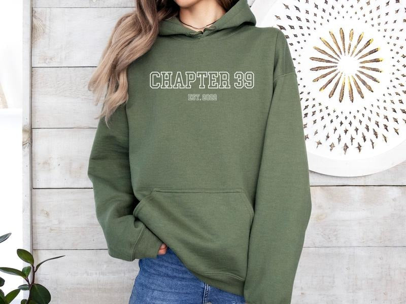 Chapter 39 Sweatshirt, Bookish Hoodie, Thriller Book Pullover Hoodie, Book Lovers Sweatshirt, Gift for Reader, Chapter 39...