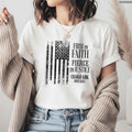 Charlie Kirk RIP Shirt, Freedom Justice Conservative Political Tee Free Speech USA Top Pray For Kirk Family , Global...