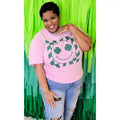 Checker Board Clover Smiley T-Shirt Hoodie, Sweatshirt | ZylaModa.com
