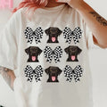 Checkered Bows & Labrador Retrievers Shirt ~ Unisex Apparel Relaxed Fit Printed In The USA Clothing Womenswear Casual...