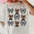 Checkered Bows & Yorkies Shirt ~ Unisex Apparel Relaxed Fit Printed In The USA Clothing Womenswear Casual Comfort Cotton...