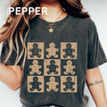 Checkered Gingerbread Shirt~ Unisex Apparel Relaxed Fit Printed In The USA Clothing Womenswear Casual Comfort Cotton Top...