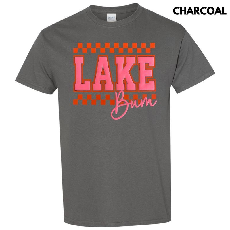 Checkered Lake Bum Puff Gildan Short Sleeve T-Shirt Hoodie, Sweatshirt | ZylaModa.com