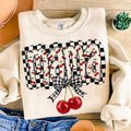 Cherry Bow Coquette Mama Shirt, Mom Coquette Shirt, Soft Girl Aesthetic Shirt Sublimation Design, Mother's Day Girly...