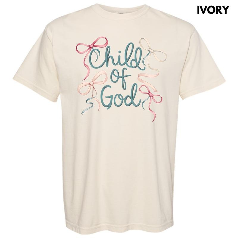 Child Of God Bows Comfort Colors T-Shirt 'NLB' Hoodie, Sweatshirt | ZylaModa.com