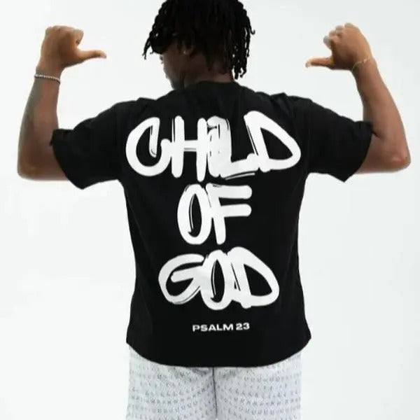Child of God T-shirt Outfit Fitted Retro Clothing For Men For Women graphic tee Hoodie, Sweatshirt | ZylaModa.com