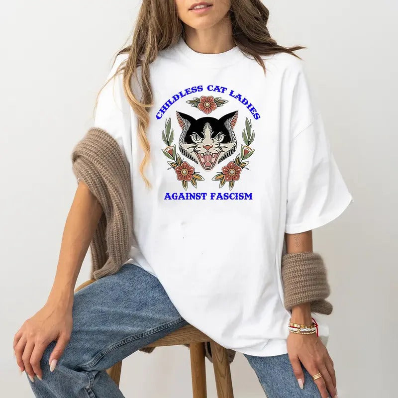 Childless Cat Ladies Kamal Crewneck , Hoodie, T Shirt Sweatshirt | ZylaModa.com