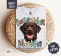 Chocolate Labrador Mama Shirt Gildan, Dog Mom Women's Tee, Cute Brown Lab Mama Women's Tshirt Plus Sizes Hoodie, Sweatshirt