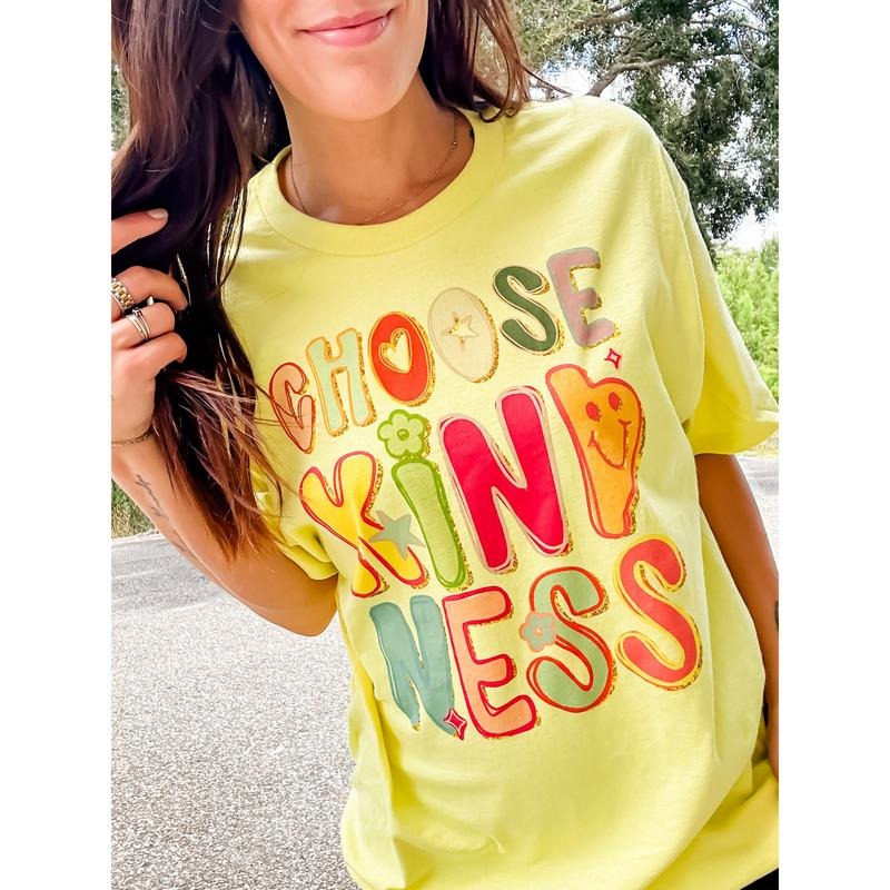 Choose Kindness Graphic Top T-Shirts, Hoodie, Sweatshirt | ZylaModa.com