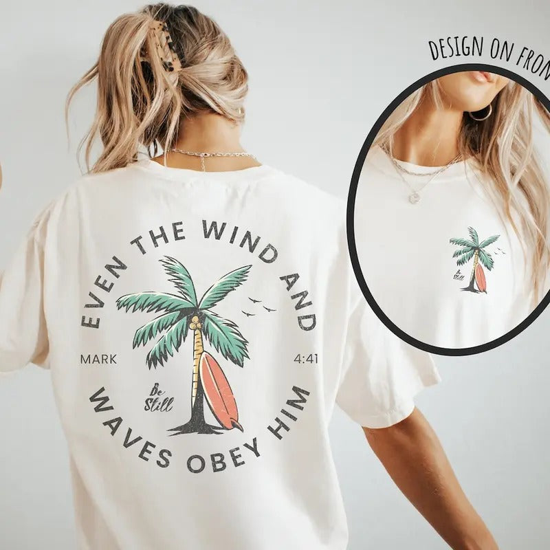 Christian Bible Verse shirt Beachy Backprint Cotton Top Hoodie, Sweatshirt | ZylaModa.com