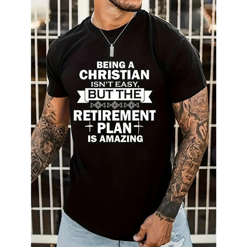 Christian Graphic Men's Comfy Fit Short Sleeve T-Shirt