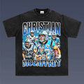 Christian McCaffrey 1.0 VINTAGE TEE | AMERICAN FOOTBALL | GIFT FOR FAN Hoodie, Sweatshirt | ZylaModa.com