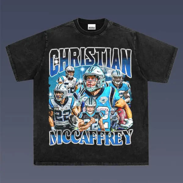 Christian McCaffrey 1.0 VINTAGE TEE | AMERICAN FOOTBALL | GIFT FOR FAN Hoodie, Sweatshirt | ZylaModa.com